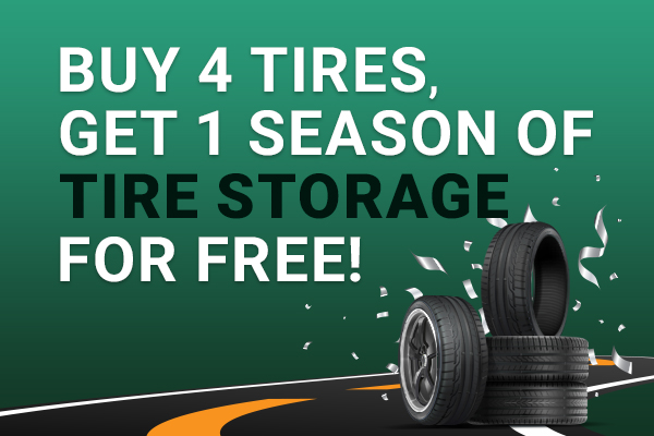 Buy 4 Tires & Get 1 Season of FREE Hassle Free Storage at Renfrew Chrysler!